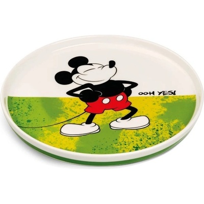 EGAN Dezertní talířek Mickey Mouse I Am Green 20 cm