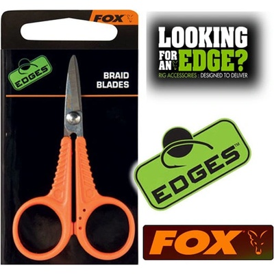 Fox Edges Nůžky Braid Blades orange – Zboží Mobilmania