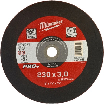 Milwaukee Rezný kotúč 230 x 3,0 mm 4932451494