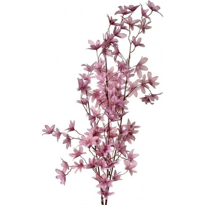 Velká umělá květina fialová magnolie hvězda – 112 cm