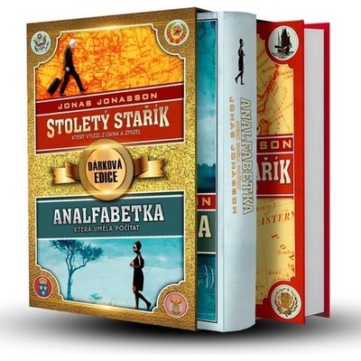 Stoletý stařík + Analfabetka BOX Jonas Jonasson