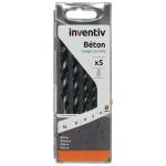 Inventiv КОМПЛЕКТ СВРЕДЛА БЕТОН 4-10 5БР inventiv (3603743125695)