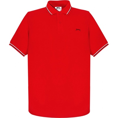 Slazenger Мъжка блуза с яка Slazenger Tipped Polo Shirt Mens - Cherry Red