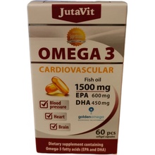 JutaVit Omega 3 Kardiovaskulář 1500 mg tobolek EPA 600 mg DHA 450 mg 60 ks