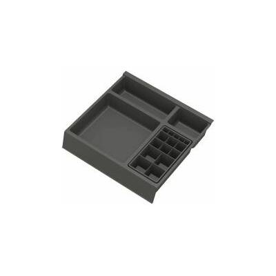 Koupelnový organizér s příslušenstvím 270mm 241x242x53mm antracit