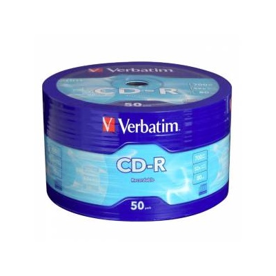 Verbatim CD-R Verbatim Extra Protection 80min. /700mb. 52X - 50 бр. в целофан