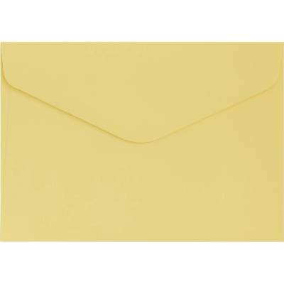 Galeria Papieru Ozdobné obálky hladké - C6, 130 g/m2, žluté, 10 ks