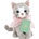 Studio Pets Плюшена играчка Studio Pets - Коте с панделка Бела, 16 cm (6232)