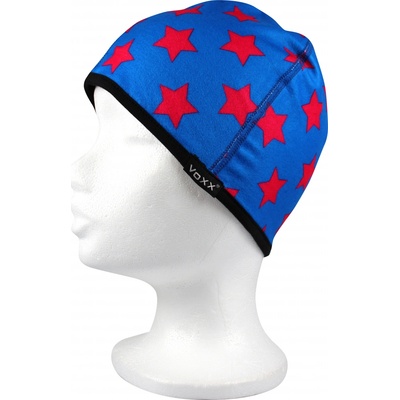 Voxx čapka Alyan vzor K oboustranná vzorovaná černá