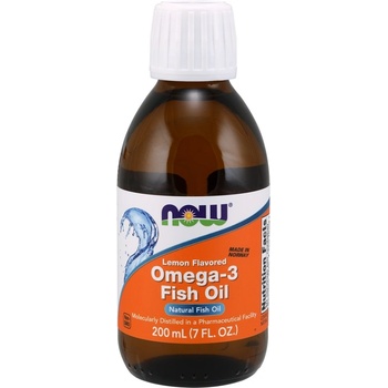 NOW NOW Omega-3 Fish Oil Liquid, 200 ml