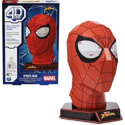 Spin Master 20146662 3D Пъзел 82 ч. Маската на Spider-Man (6069842/6070578/6070872)
