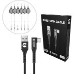 Vortex Virtual Reality VortexVR USB-A 10m комплект кабел за Meta Link | с куки за Meta Quest 3 / 3S / 2 (VVR.K10M.HA.USB.A.OQ2.2022)