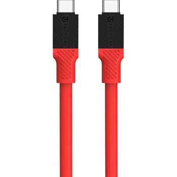 Tactical KP31176 Fat Man USB-C/USB-C, 1m, červený