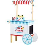 Bigjigs Toys Дървена играчка Bigjigs - Количка за сладолед (BJ409) - ozone