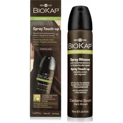 Biokap Nutricolor Delicato Sprej na dotek pro krytí odrostů tmavě hnědý