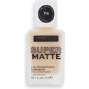 Revolution Relove Super Matte 2 in 1 Foundation & Concealer tekutý a zmatňující make-up a korektor 2v1 F6 24 ml