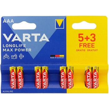 Varta Longlife Max Power AAA 8ks 4703101418