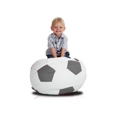 TiaHome malá futbalová lopta bielosivá