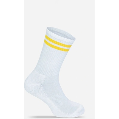 Mr. Socks Basic L 05004 tenisové COT885004am3zo-white/yello