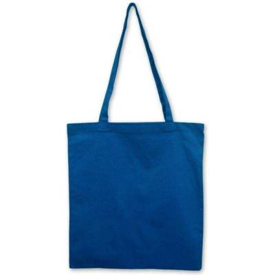 Bavlněná taška modrá 135 gr - 380x420 mm (38x42 cm)