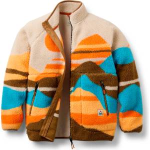 Passenger Дамско поларено яке Passenger Women's Fairbanks 2.0 FZ Recy. Sherpa Fleece Fleece jacket - Mountain Sunset Multi (105-6081-0212)