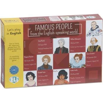 ELi Publishing Образователна игра Eli Famous People from the English-speaking World (Английски език) (KLAB9447)