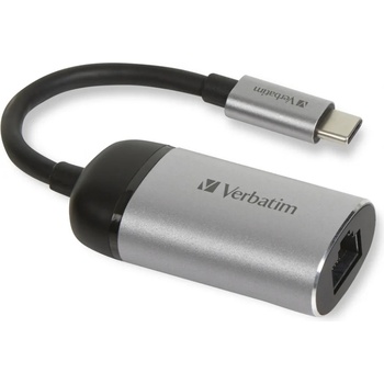 Image 1 of Verbatim USB-C to Gigabit Ethernet Adapter 10cm Cable