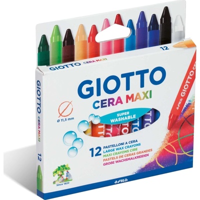 GIOTTO Cera Maxi Восъци Смес 12 бр (F291200)
