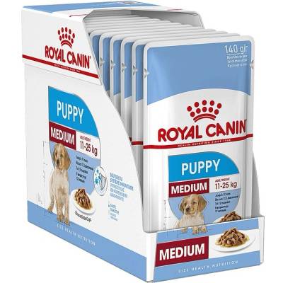 Royal Canin Medium Puppy консерви за средни кученца 10 x 140 г