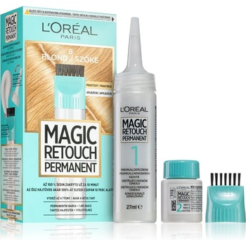 L'Oréal Magic Retouch Permanent тонираща боя за израстнали корени с апликатор цвят 8 BLOND