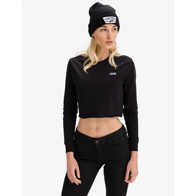 VANS Junior V Crop Černý