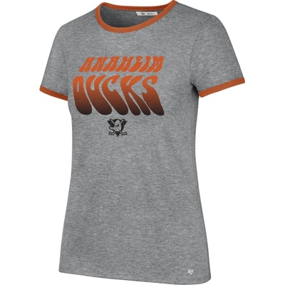 Dámské tričko Anaheim Ducks NHL Letter Ringer