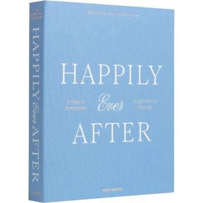 Fotoalbum HAPPILY EVER AFTER, modrá, Printworks