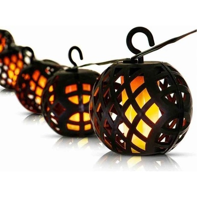 Garden King Solární světelný LED řetěz 6 luceren teplá bílá SL-1013