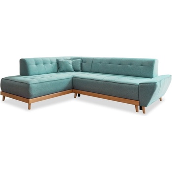 Miuform Тюркоаз разтегателен ъглов диван (ляв ъгъл) Dazzling Daisy - Miuform (Dazzling Daisy HAEECL-2QBKR LA75)