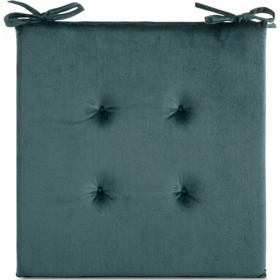 Takoy Zamatový podsedák GAJA s ozdobným prešívaním a praktickými šnúrkami-HF-463985 | 40 x 40 cm