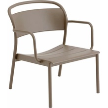 Muuto Kreslo Linear Steel Lounge Armchair, taupe