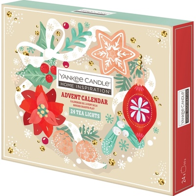 YANKEE CANDLE Adventní kalendář s vonnými čajovými svíčkami 2026