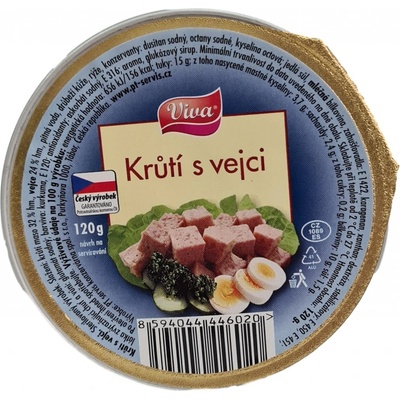 VIVA Krůtí maso s vejci 120 g – Zboží Dáma