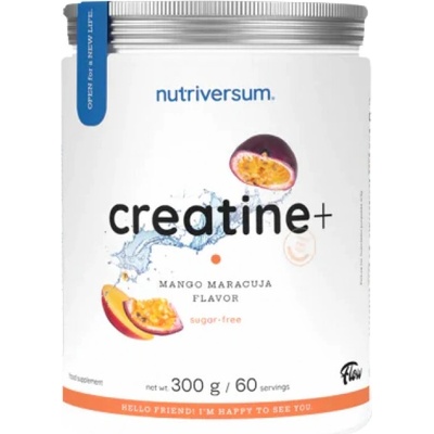 Nutriversum Creatine+ Sugar Free [300 грама] Манго и маракуя