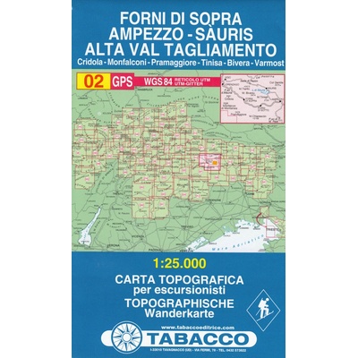 Forni di Sopra Ampezzo Sauris Alta Val Tagliamento Tabacco 02
