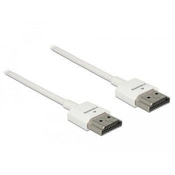 Delock HDMI кабел с Ethernet - HDMI-A щепсел > HDMI-A щепсел, 3D, 4K, 0, 25 м, тънък (85120) (85120) (85120) (85120)