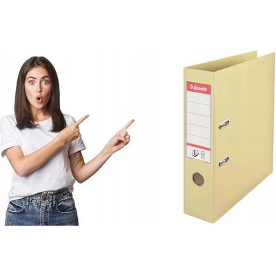 Esselte Standard pákový pořadač A4 7,5 cm krémový