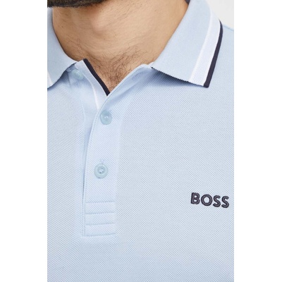 BOSS Green тениска с яка мъжка от памук Paddy (50469055)