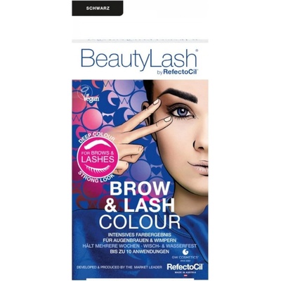 Refectocil Brow & Lash Colour Sada pro barvení řas a obočí Black 7 ml – Sleviste.cz