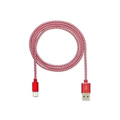 Cube1 ACDPCU1122067 nylon datový USB > USB-C 2m červený