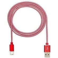 Cube1 ACDPCU1122067 nylon datový USB > USB-C 2m červený