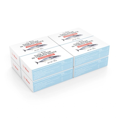 GymBeam Риба тон в доматен сос 8 x 120g