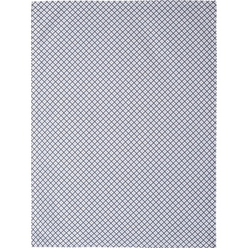 SCANquilt DEKORO drobné káro 50x70 cm biela sivá