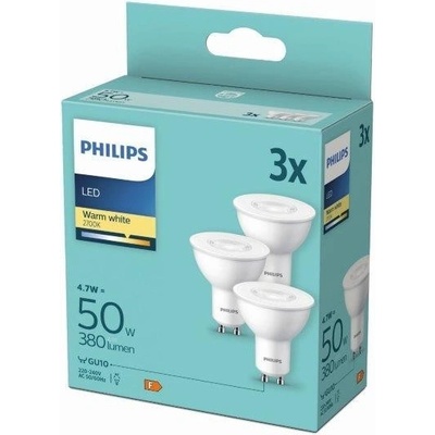 Philips 8719514393998 LED sada žiaroviek 4,7W GU10 380 lm 2700K